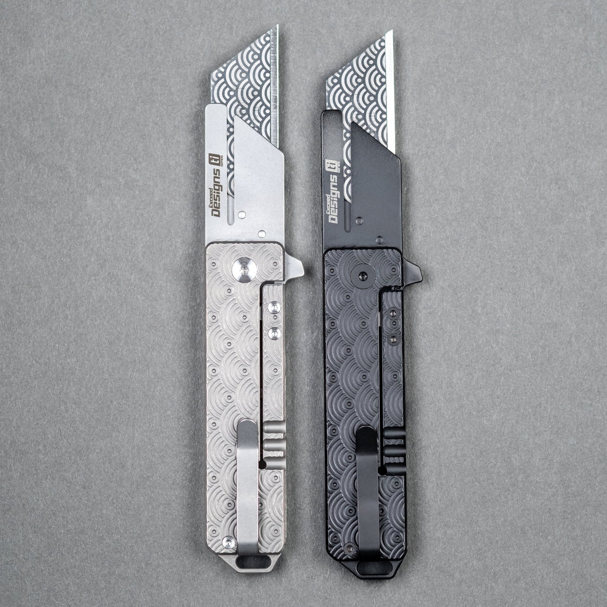 Exceed Designs x URBAN TiRant Razor V3 - Seigaiha (Limited) - URBAN EDC®