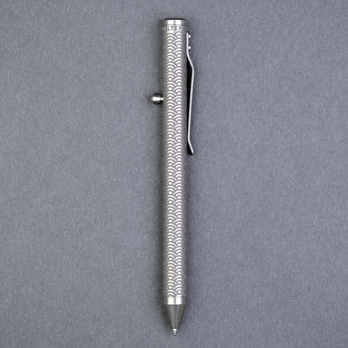Fellhoelter Engraved Tibolt Titanium - Seigaiha (Exclusive) - URBAN EDC®