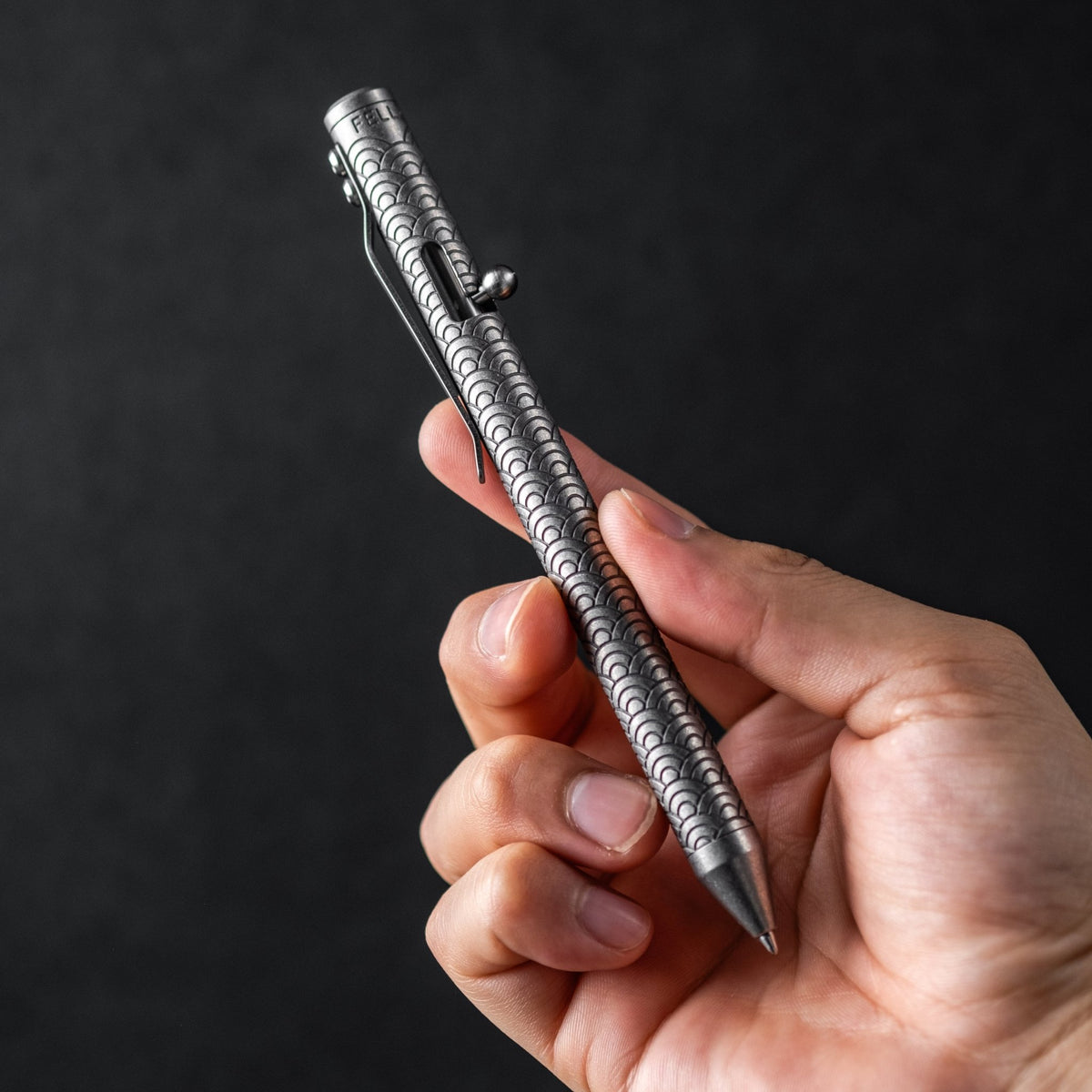 Fellhoelter TiBolt Full Size - Seigaiha Titanium - URBAN EDC®