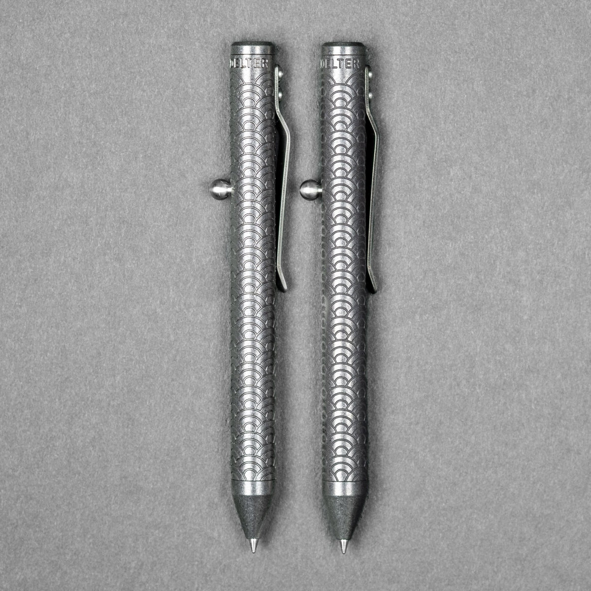 Fellhoelter TiBolt G2 - Seigaiha Titanium - URBAN EDC®