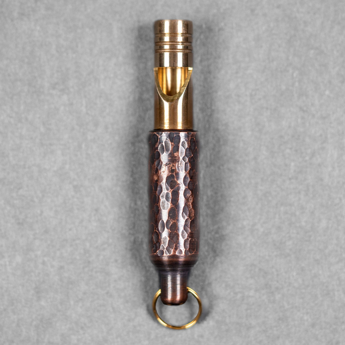 Fiddle Foundry Whistle - Hammered Copper & Brass (Custom) - URBAN EDC®