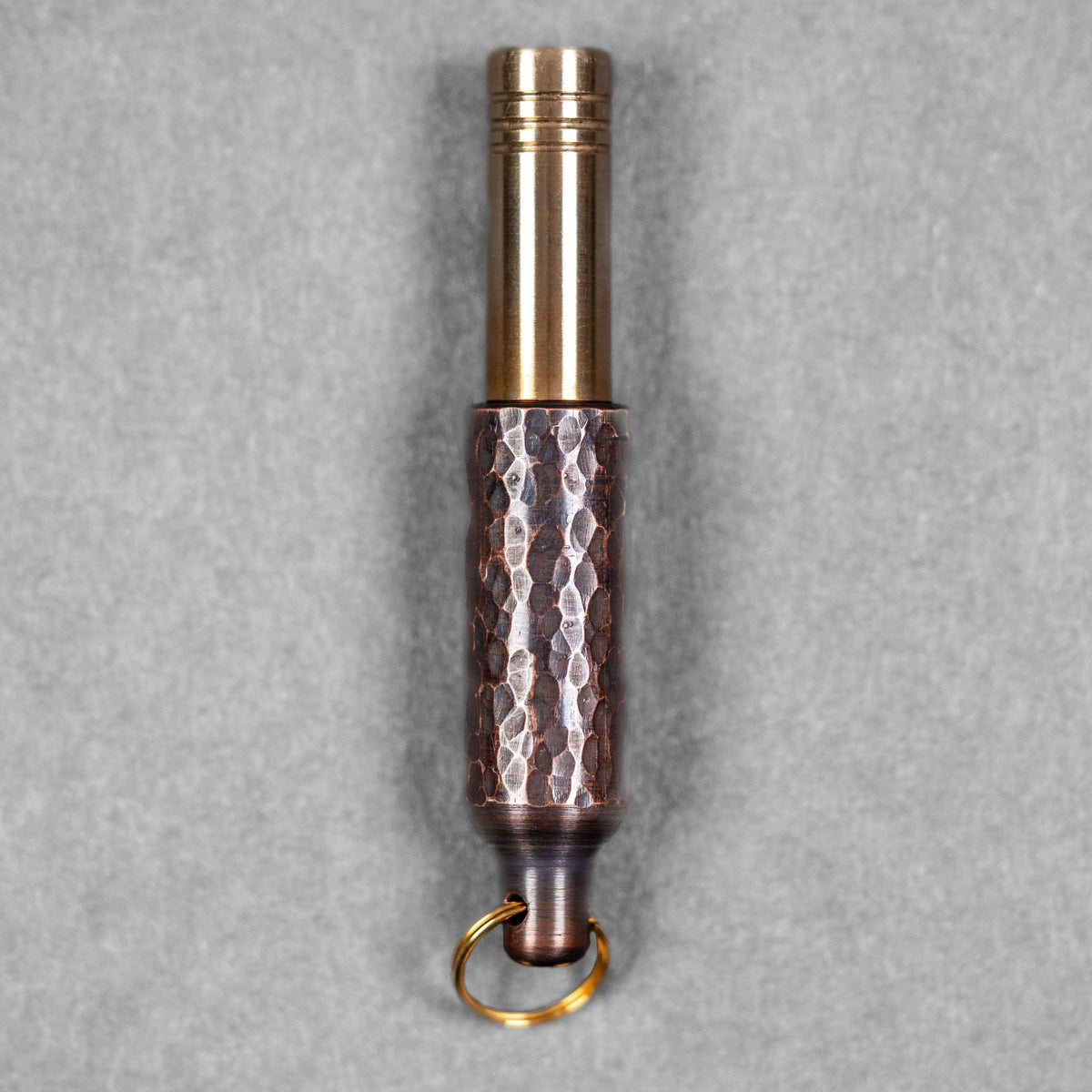 Fiddle Foundry Whistle - Hammered Copper & Brass (Custom) - URBAN EDC®