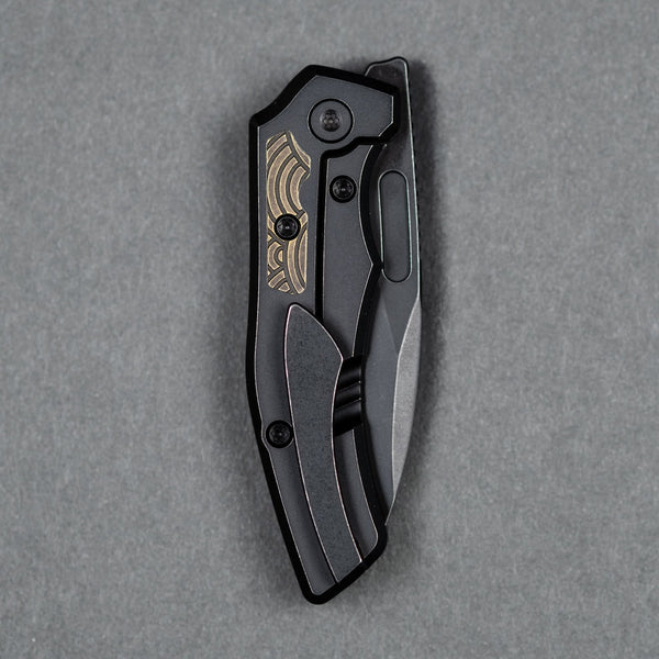 Griffin Co. Scout F2 - Aged Bronze Seigaiha (Exclusive) - URBAN EDC®
