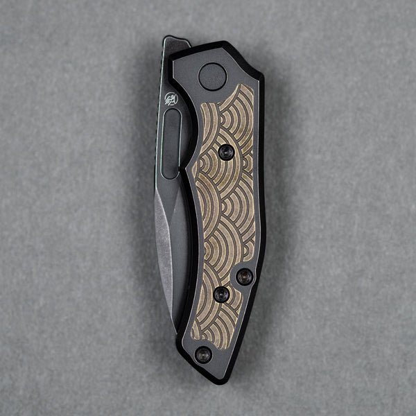 Griffin Co. Scout F2 - Aged Bronze Seigaiha (Exclusive) - URBAN EDC®