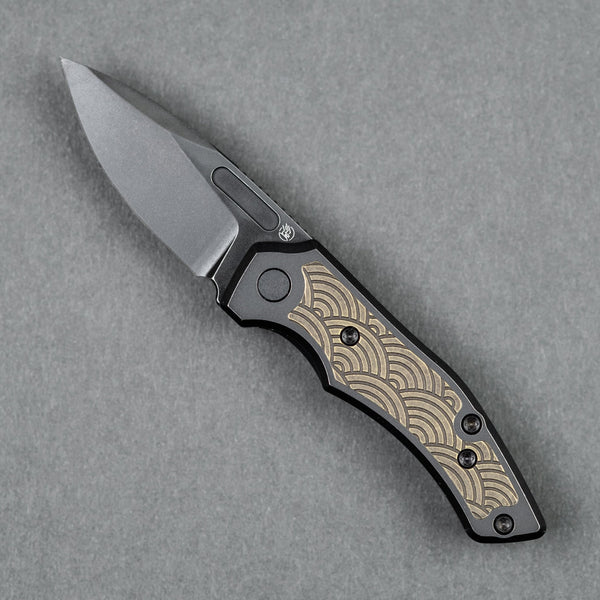 Griffin Co. Scout F2 - Aged Bronze Seigaiha (Exclusive) - URBAN EDC®