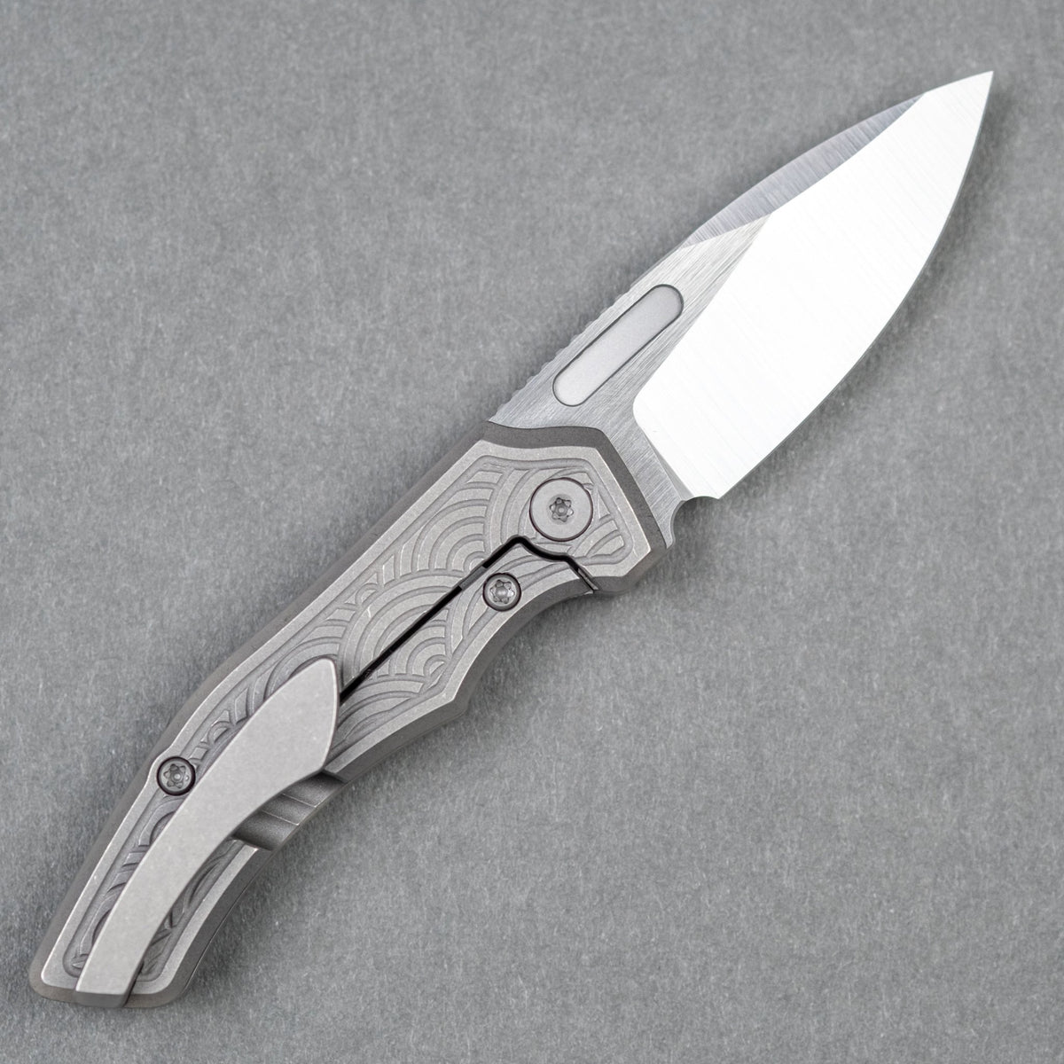 Griffin Co. Scout F2 - Dark Stonewash Titanium Seigaiha (Exclusive) - URBAN EDC®