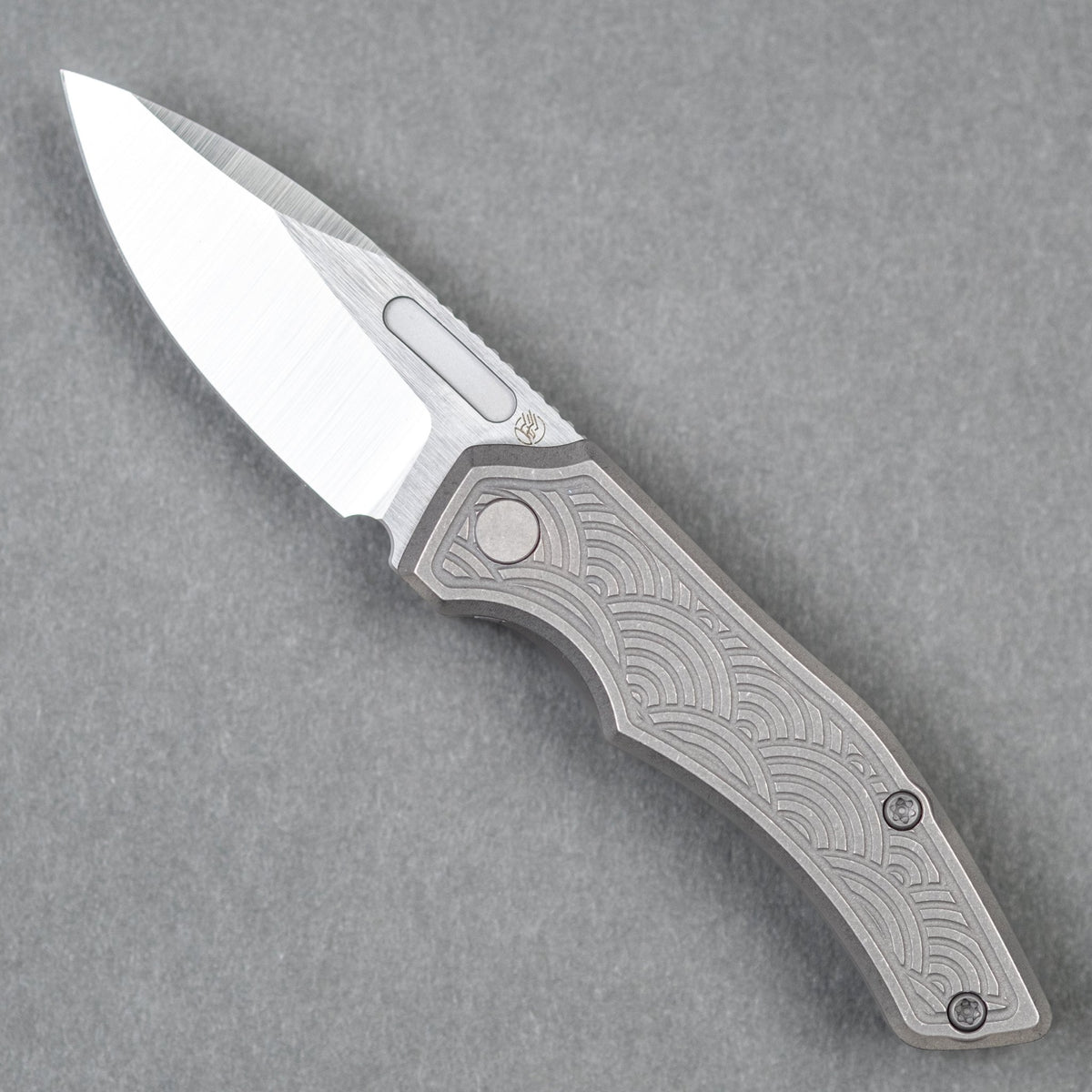 Griffin Co. Scout F2 - Dark Stonewash Titanium Seigaiha (Exclusive) - URBAN EDC®