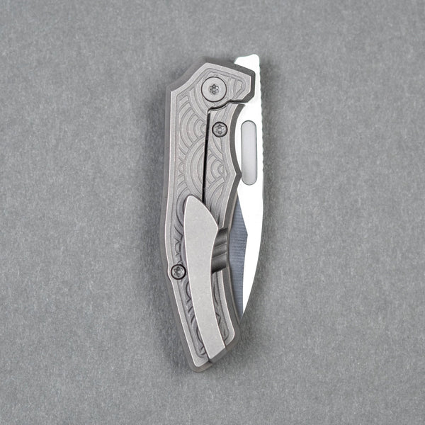 Griffin Co. Scout F2 - Dark Stonewash Titanium Seigaiha (Exclusive) - URBAN EDC®