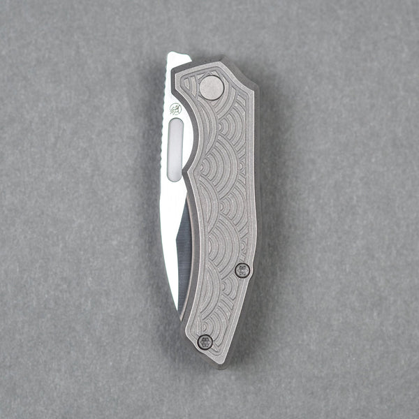 Griffin Co. Scout F2 - Dark Stonewash Titanium Seigaiha (Exclusive) - URBAN EDC®