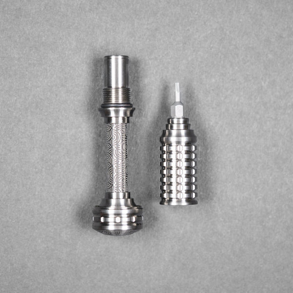 Griffin Co x URBAN MKIII Driver - Satin Titanium w/ Chaos Seigaiha™ - URBAN EDC®