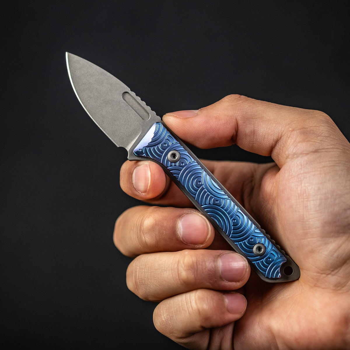 Griffin Co x URBAN Scout Medic - Darkwashed Magnacut & Blurple Ti Chaos Seigaiha - URBAN EDC®