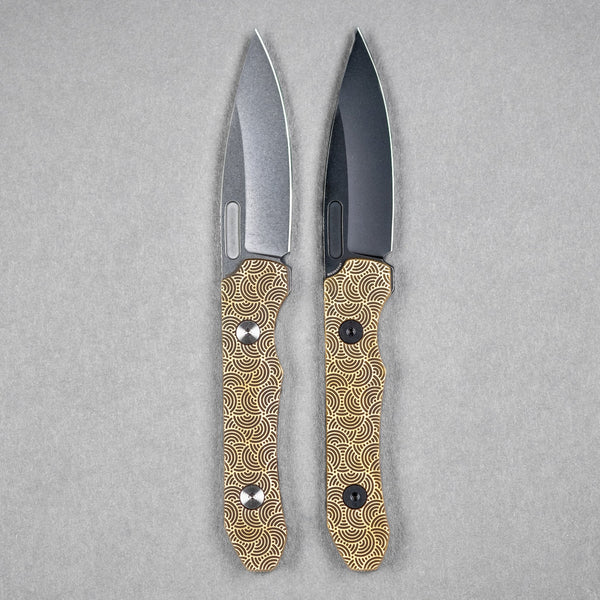 Griffin Co x URBAN X - Series EDC Fixie - Brass Chaos Seigaiha - URBAN EDC®