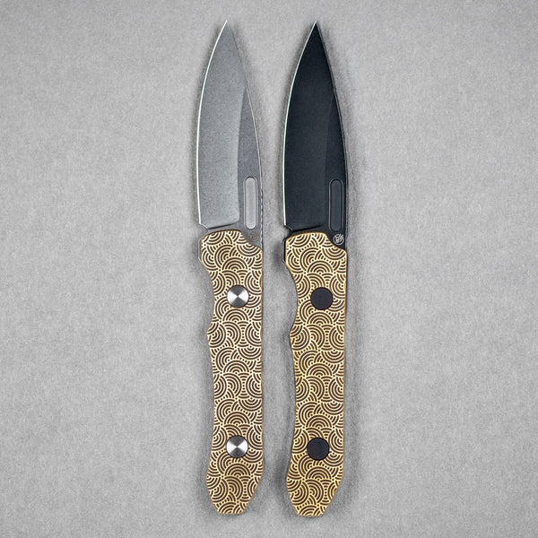Griffin Co x URBAN X - Series EDC Fixie - Brass Chaos Seigaiha - URBAN EDC®
