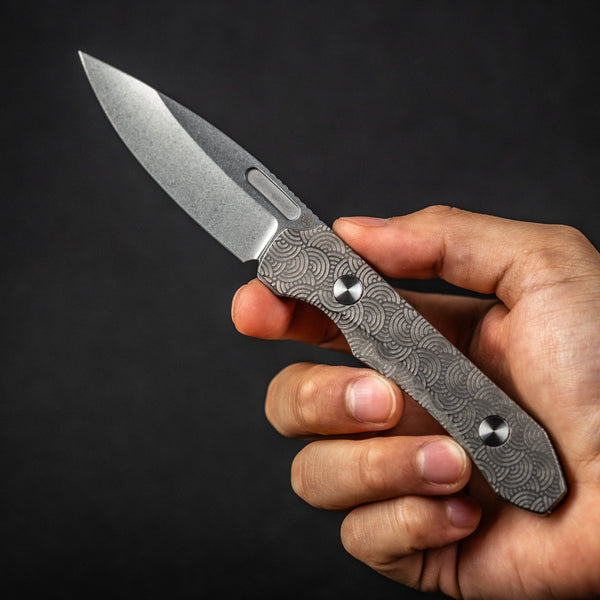 Griffin Co x URBAN X - Series EDC Fixie - Stonewashed Ti Chaos Seigaiha - URBAN EDC®