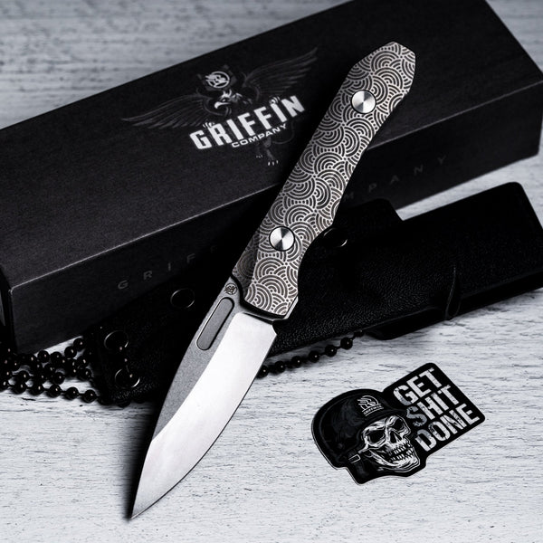 Griffin Co x URBAN X - Series EDC Fixie - Stonewashed Ti Seigaiha - URBAN EDC®