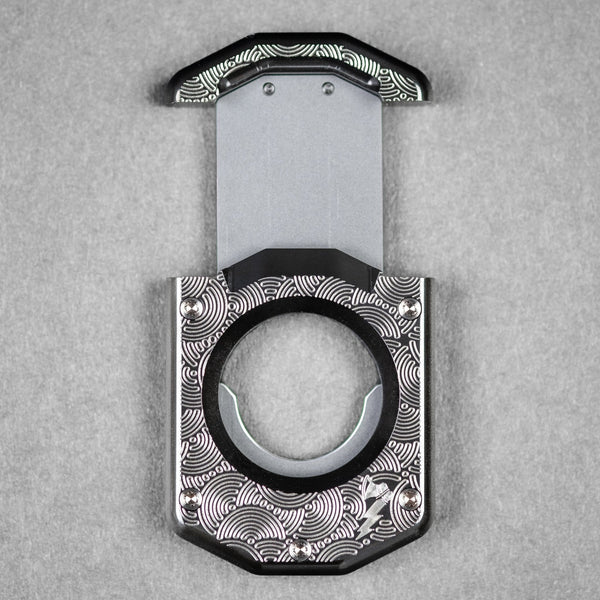Griffworx x URBAN Scarab Cigar Cutter - Zirconium Chaos Seigaiha - URBAN EDC®