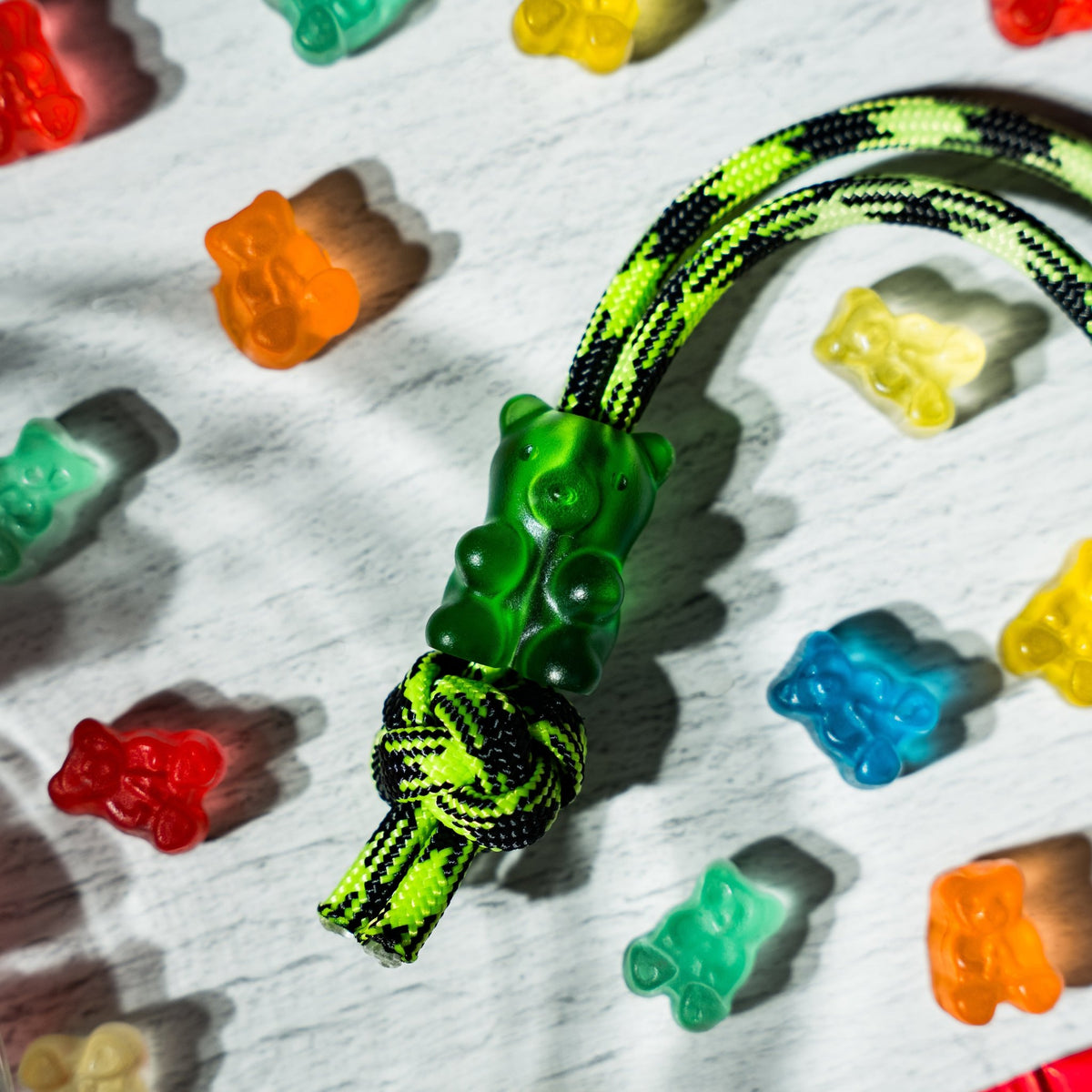 Gummy Bear Lanyard Bead - Green Apple - URBAN EDC®