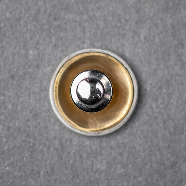 Jamie Feinstein Seigaiha Pin - Brass & Nickel Silver (Custom) - URBAN EDC®