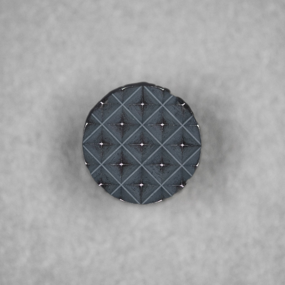 JRW Gear x URBAN Curator Lanyard Bead - Blackened Stainless Steel w/ Chaos Seigaiha - URBAN EDC®
