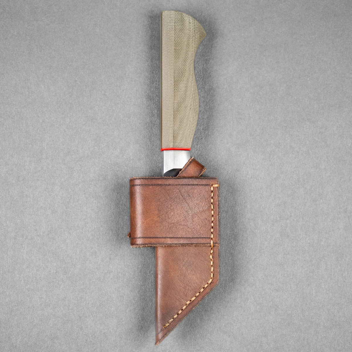 JSK Tanto - OD Green Canvas Micarta & Red G10 (Custom) - URBAN EDC®