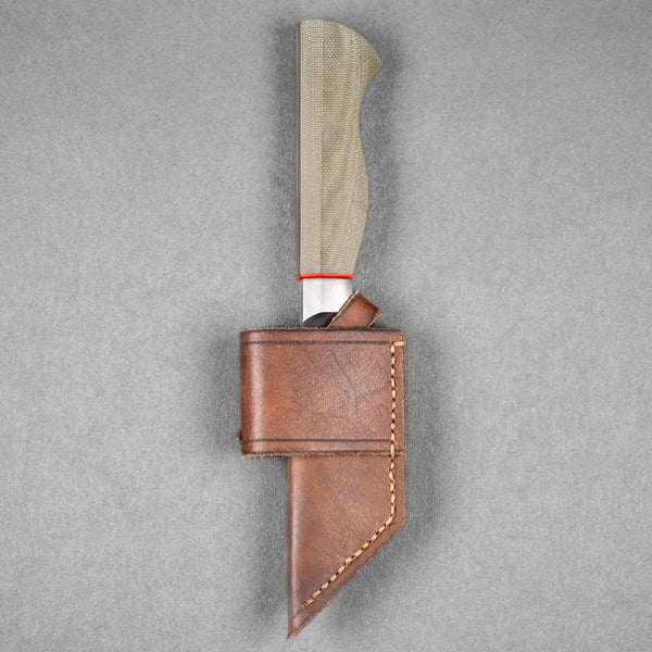 JSK Tanto - OD Green Canvas Micarta & Red G10 (Custom) - URBAN EDC®
