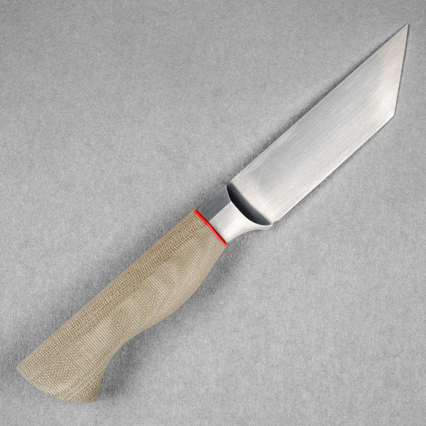 JSK Tanto - OD Green Canvas Micarta & Red G10 (Custom) - URBAN EDC®
