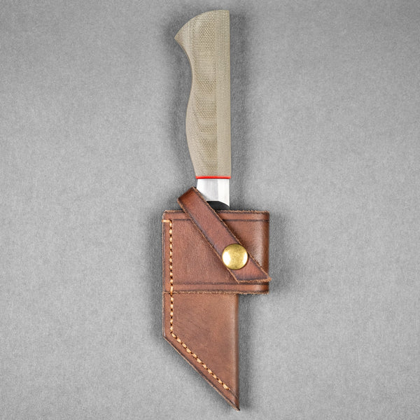 JSK Tanto - OD Green Canvas Micarta & Red G10 (Custom) - URBAN EDC®