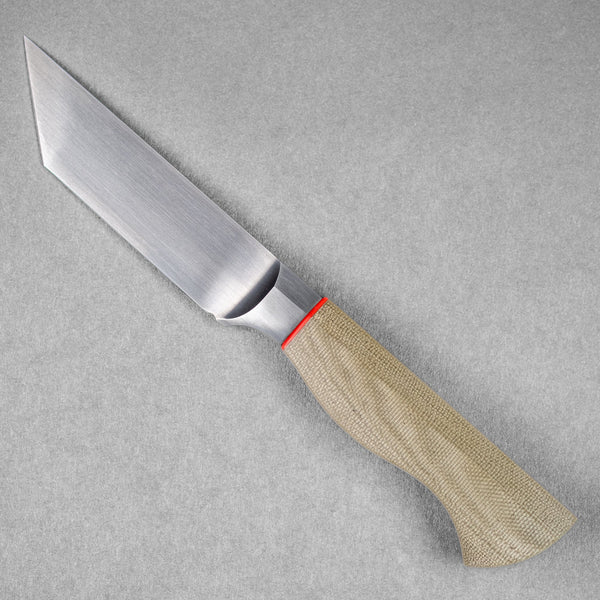 JSK Tanto - OD Green Canvas Micarta & Red G10 (Custom) - URBAN EDC®