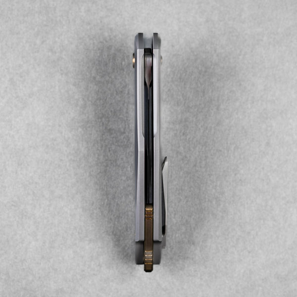 Koenig Arius - Non - Flipper w/ Bronze Anodized Ti Hardware & Burnished M390 - URBAN EDC®