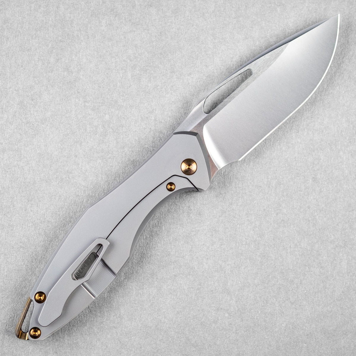 Koenig Arius - Non - Flipper w/ Bronze Anodized Ti Hardware & Burnished M390 - URBAN EDC®