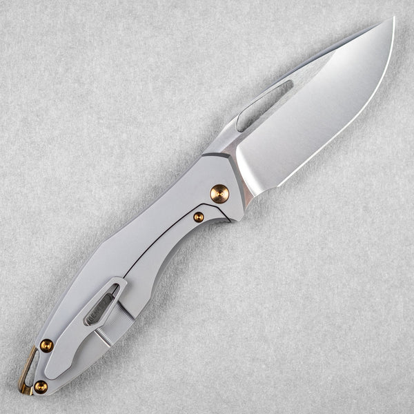 Koenig Arius - Non - Flipper w/ Bronze Anodized Ti Hardware & Burnished M390 - URBAN EDC®