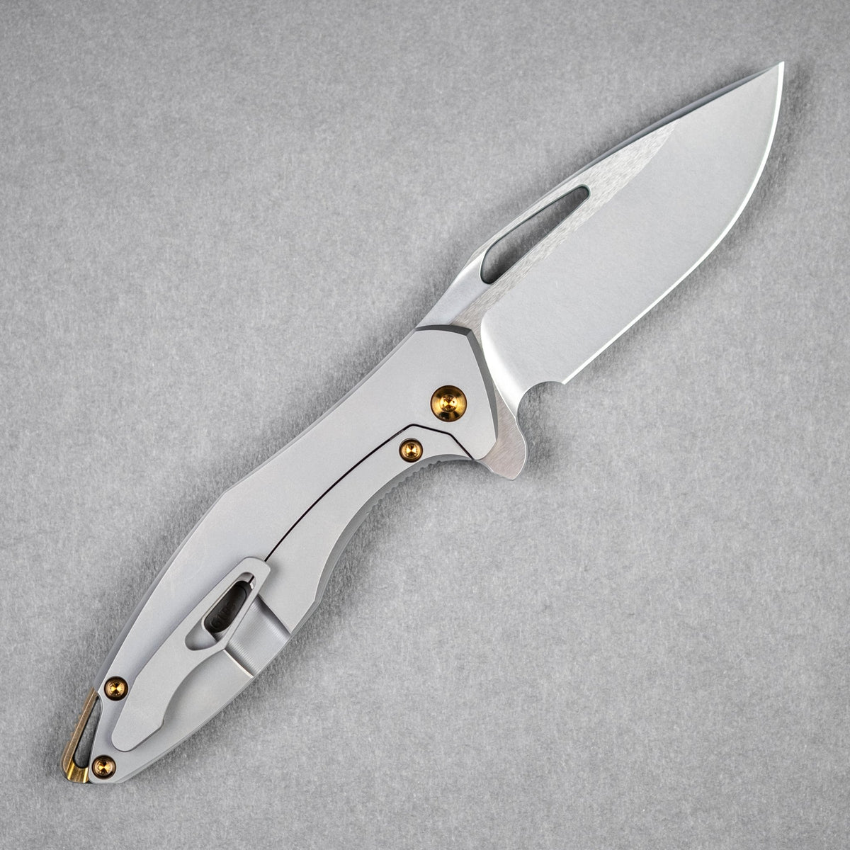 Koenig Mini Arius - Flipper w/ Bronze Anodized Ti Hardware & Burnished M390 - URBAN EDC®
