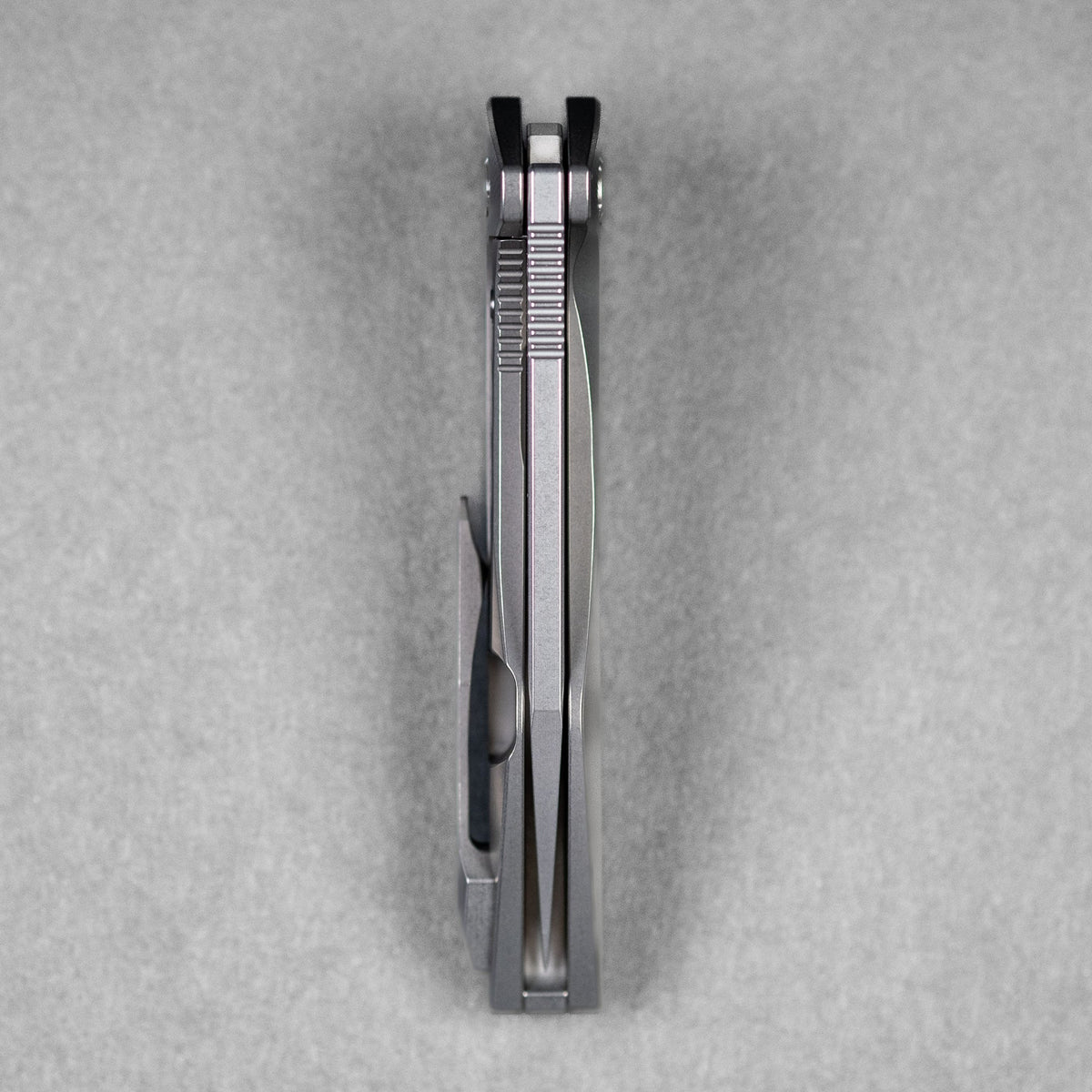 Koenig Mini Goblin Flipper - Burnished w/ Polished Flats M390 & Burnished Titanium w/ Sea Pattern - URBAN EDC®