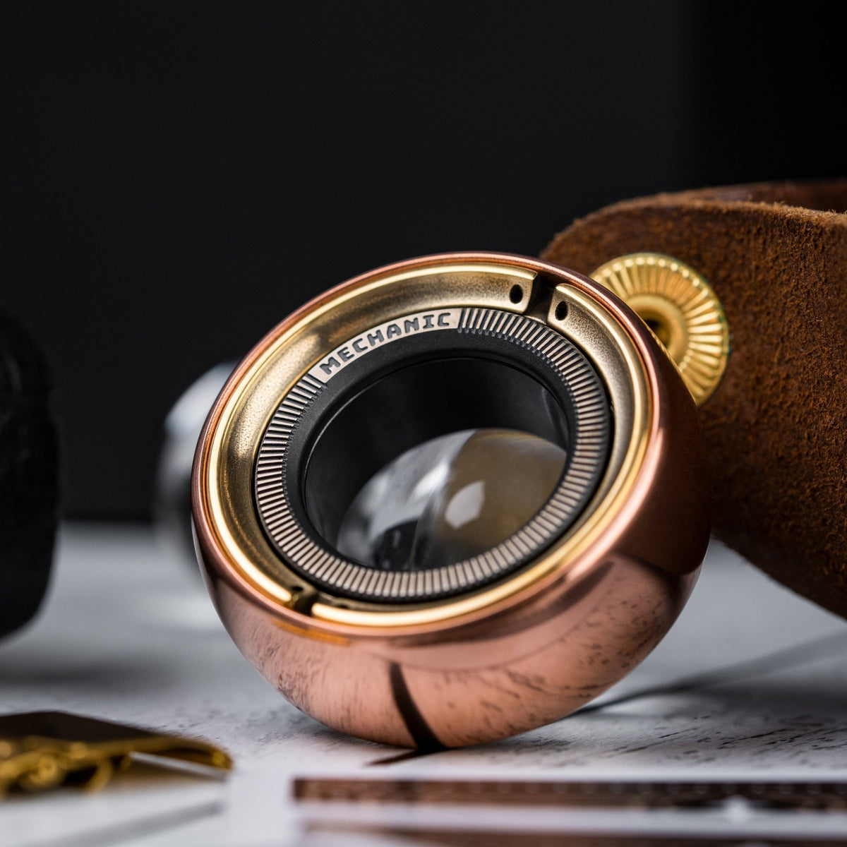 Lautie Mechanic - C Fidget Ring - Copper - URBAN EDC®