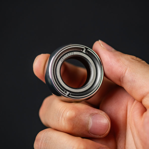Lautie Mechanic - C Fidget Ring - Stainless Steel & Aluminum - URBAN EDC®