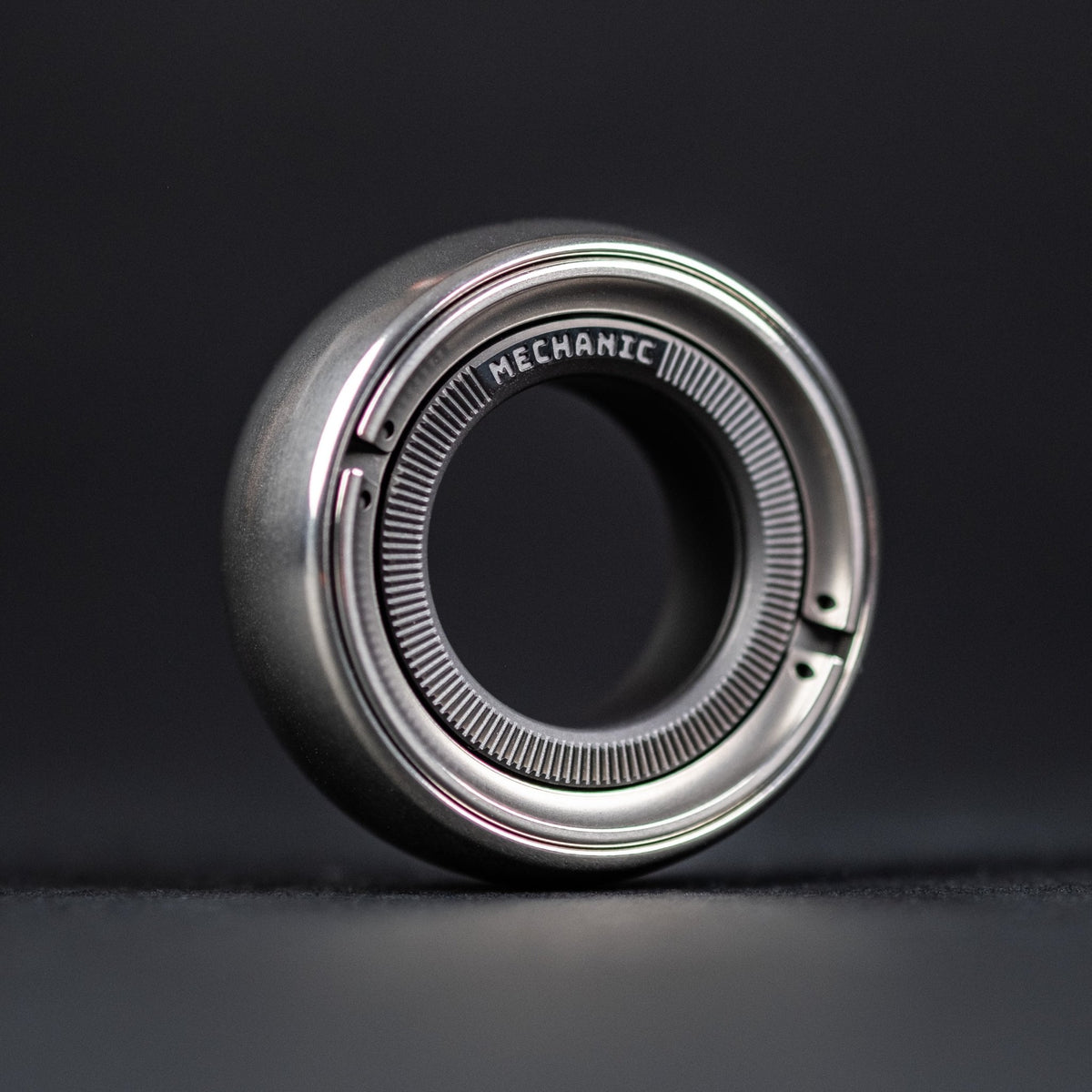 Lautie Mechanic - C Fidget Ring - Stainless Steel - URBAN EDC®