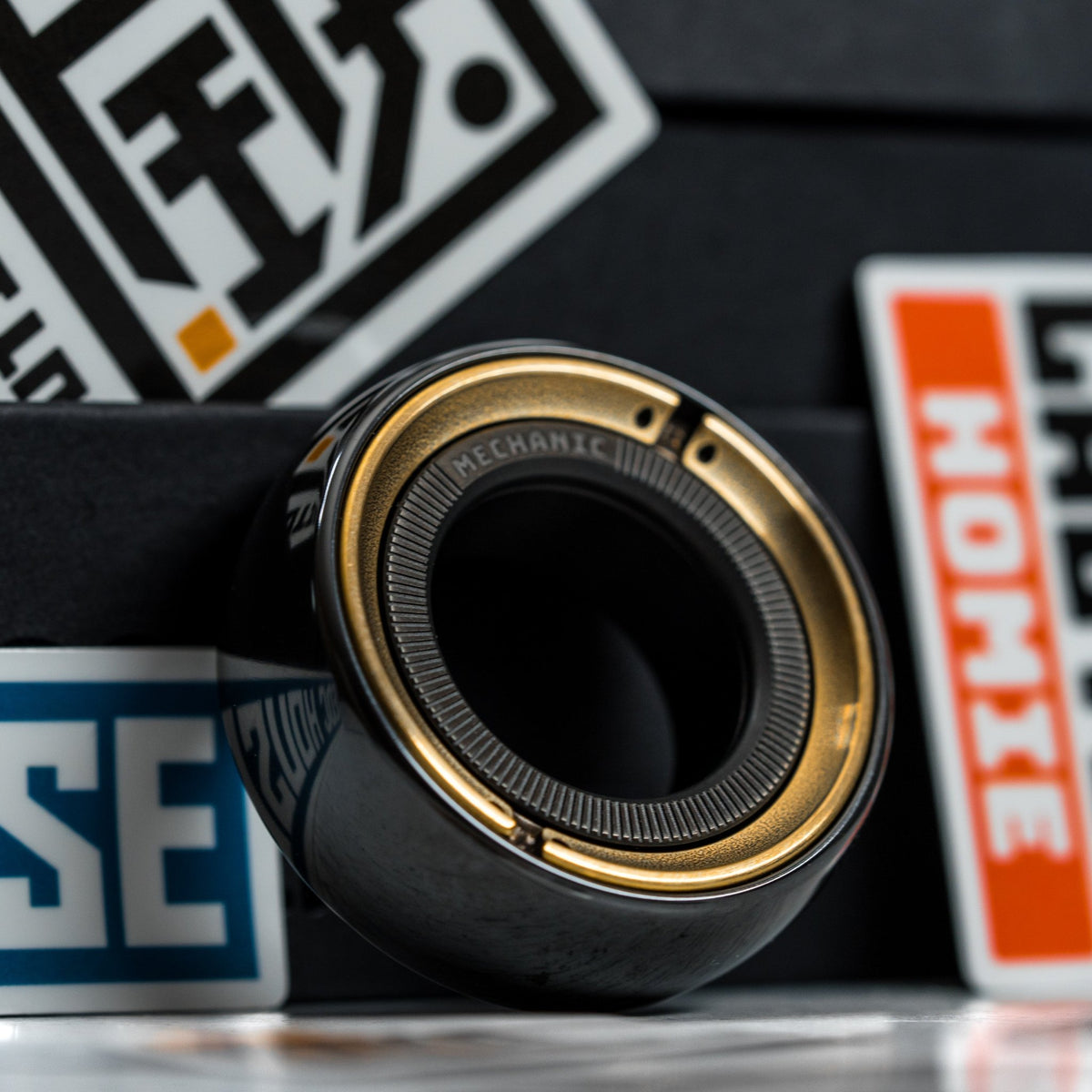 Lautie Mechanic - C Fidget Ring - Zirconium - URBAN EDC®