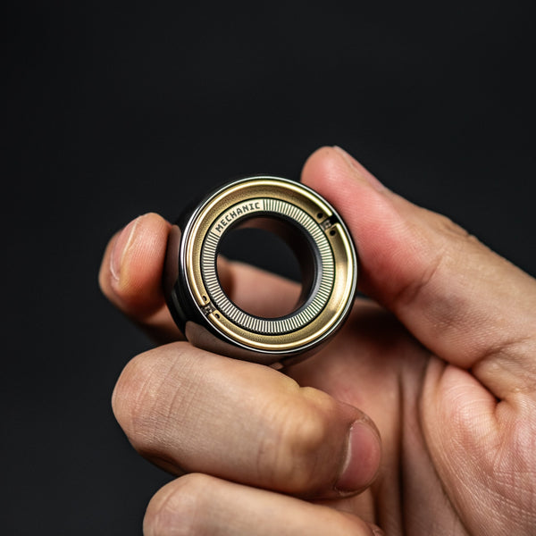 Lautie Mechanic - C Fidget Ring - Zirconium - URBAN EDC®