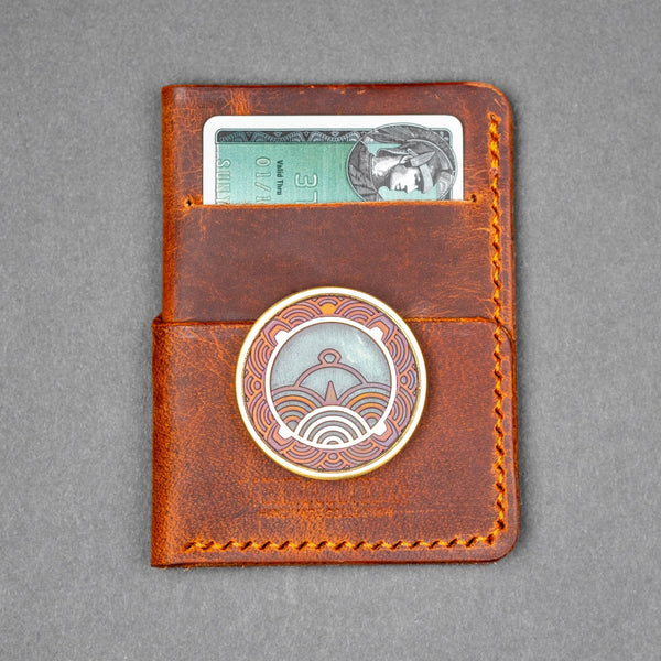 Lex Wallet - Burnt Orange Full - Grain Buffalo Leather - URBAN EDC®