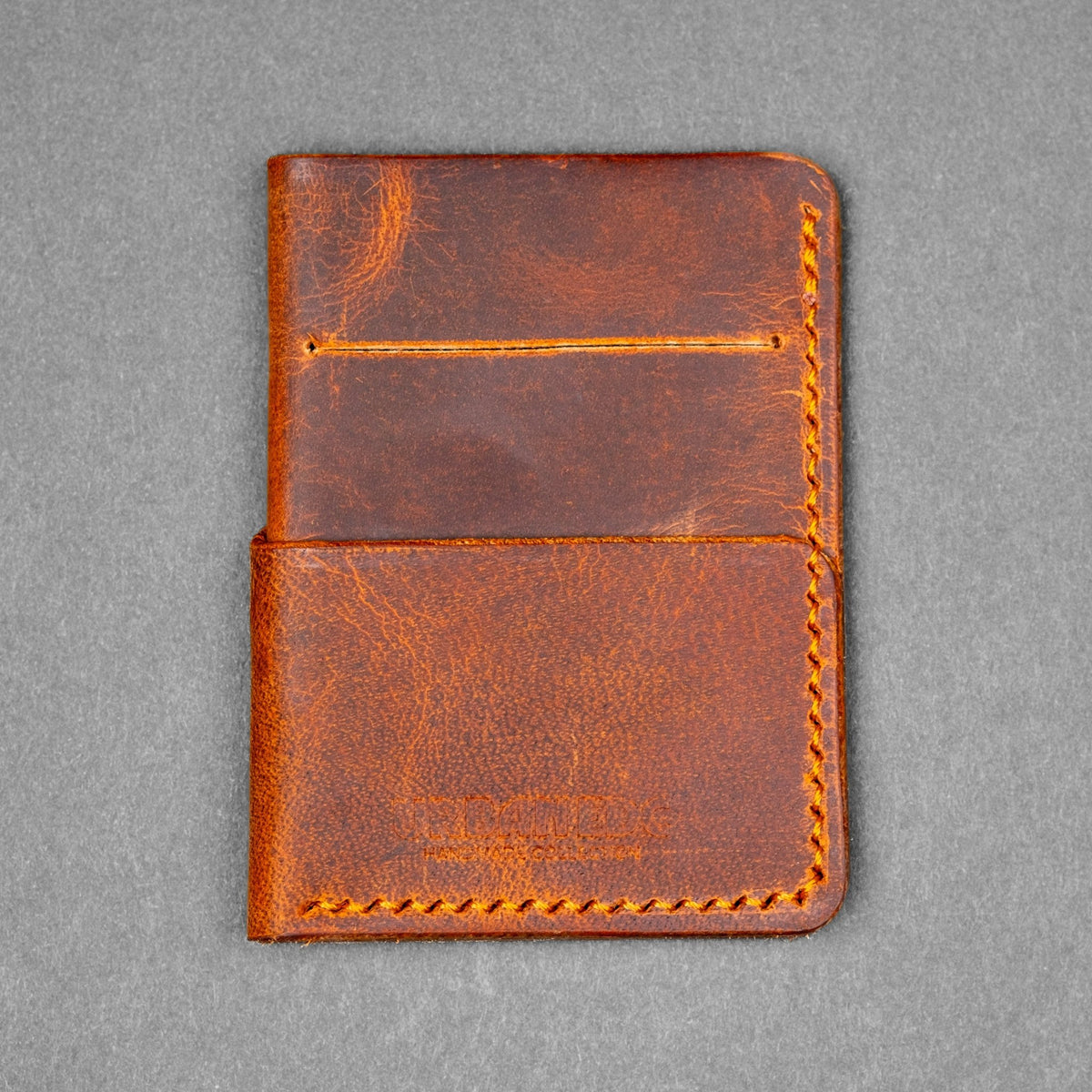 Lex Wallet - Burnt Orange Full - Grain Buffalo Leather - URBAN EDC®