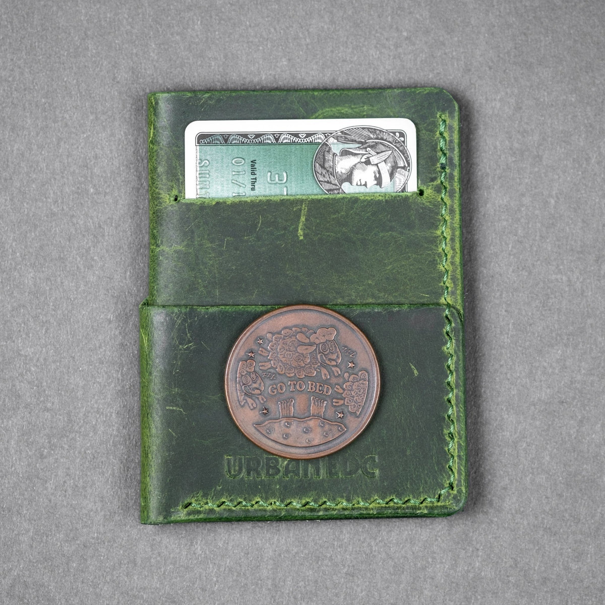 Lex Wallet - Lime Full - Grain Buffalo Leather - URBAN EDC®
