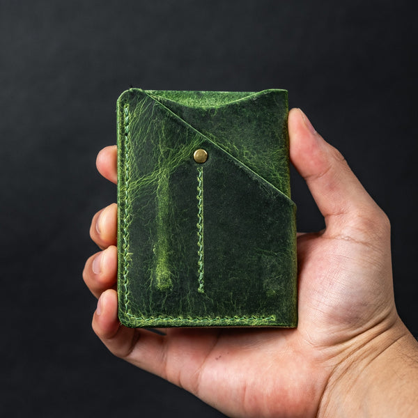 Lex Wallet - Lime Full - Grain Buffalo Leather - URBAN EDC®