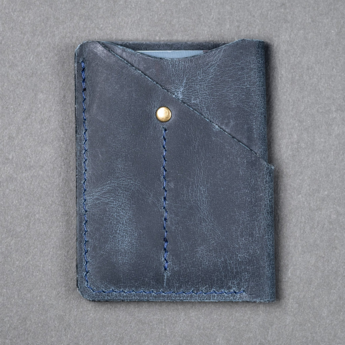 Lex Wallet - Madrigal Blue Full - Grain Buffalo Leather - URBAN EDC®