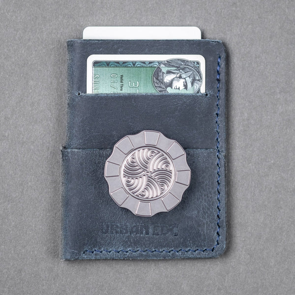 Lex Wallet - Madrigal Blue Full - Grain Buffalo Leather - URBAN EDC®