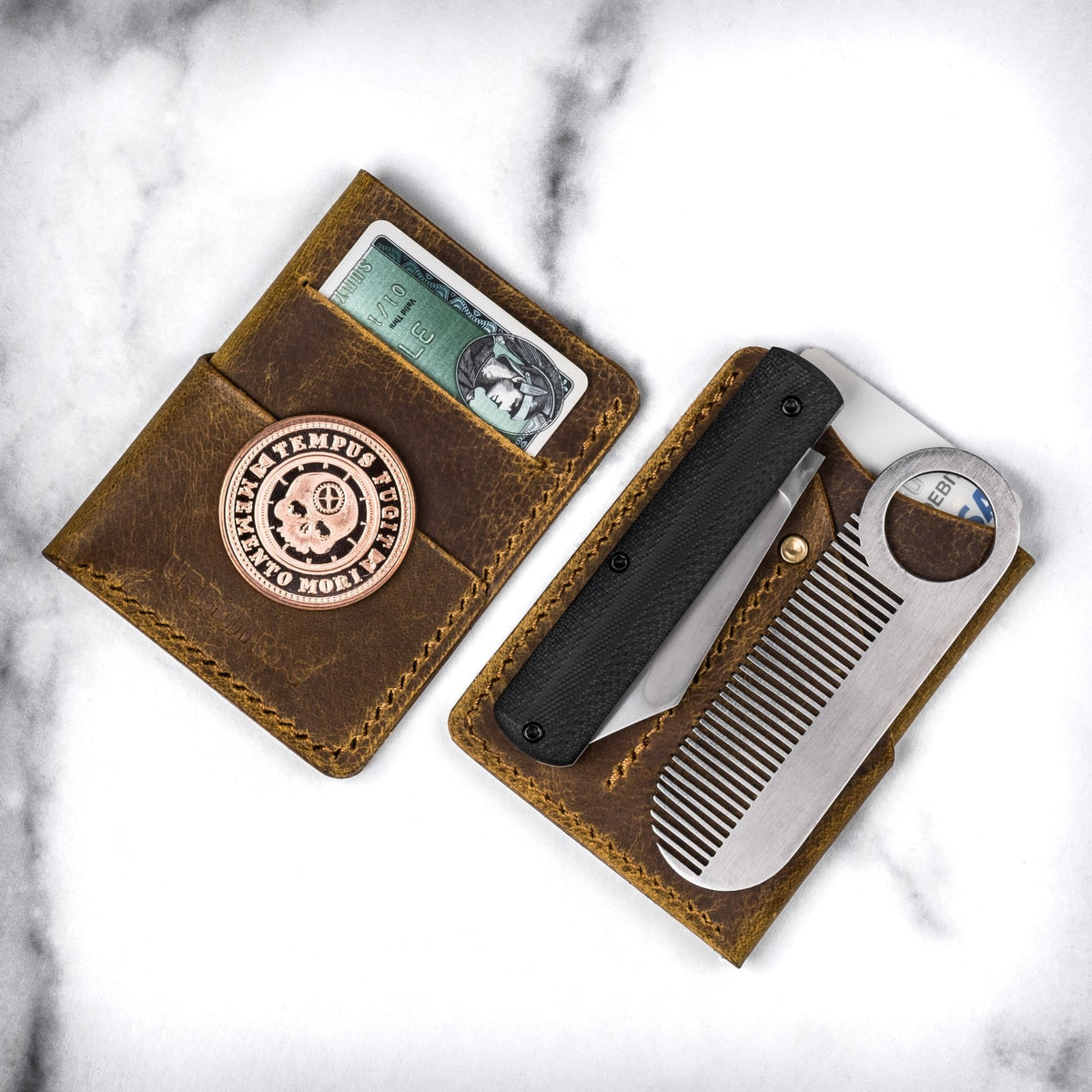 Lex Wallet - Sunflower Full - Grain Buffalo Leather - URBAN EDC®