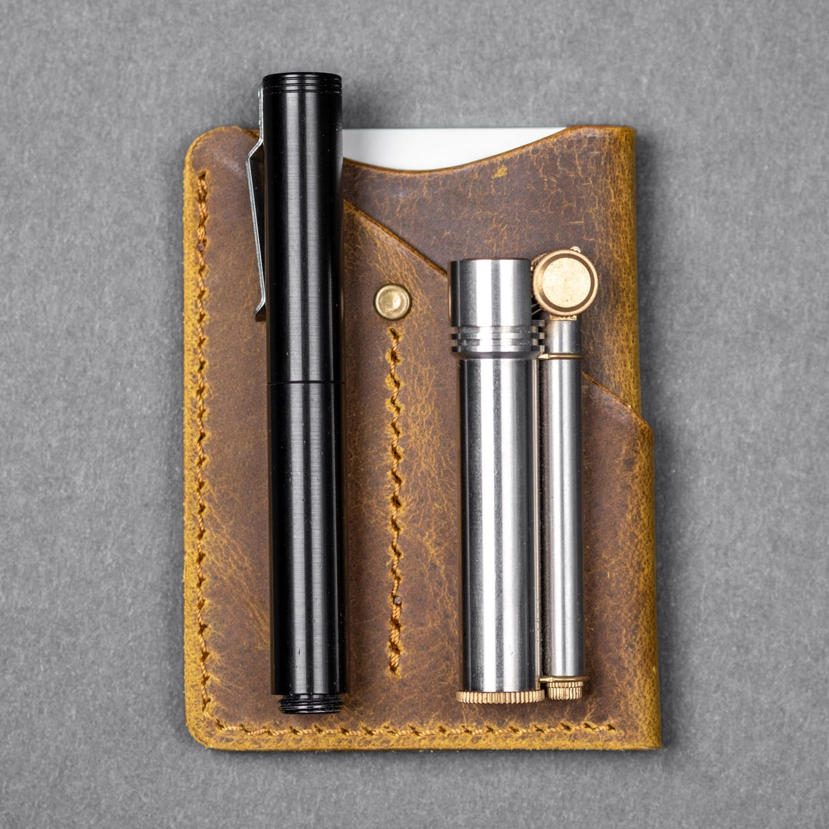 Lex Wallet - Sunflower Full - Grain Buffalo Leather - URBAN EDC®