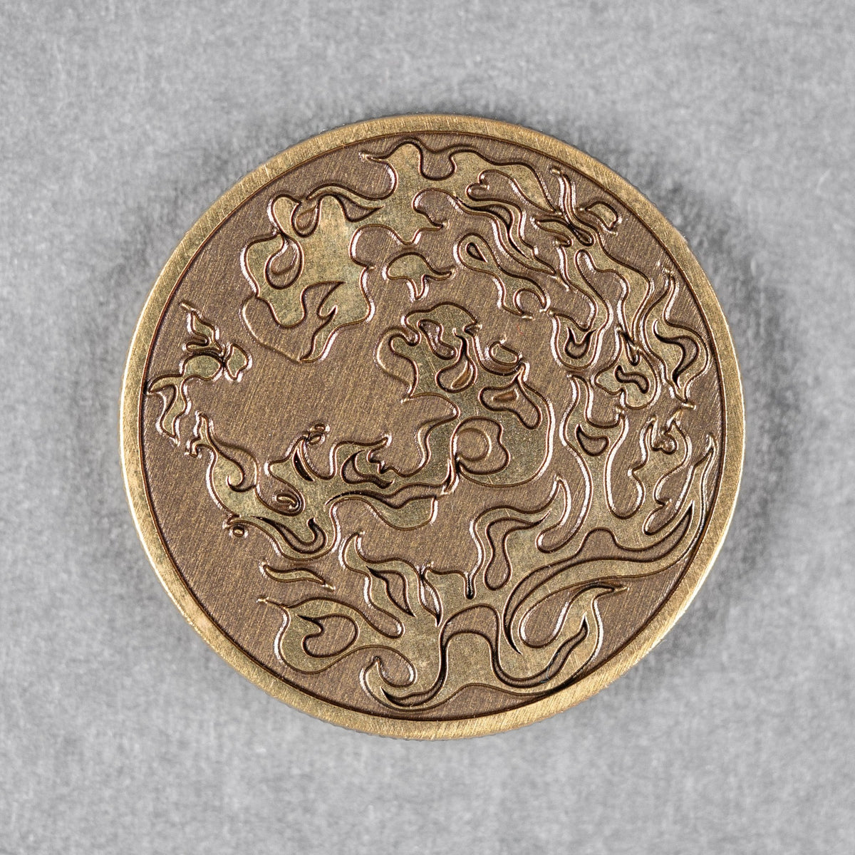 Limitless x URBAN Fire & Water Coin - Brass - URBAN EDC®