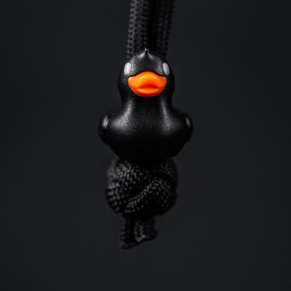 Lucky Duck Lanyard Bead - Black - URBAN EDC®