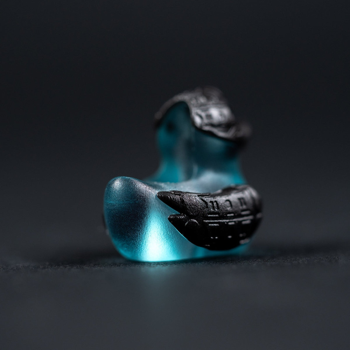 Lucky Duck Lanyard Bead - Electronic Blue (Grid Edition) - URBAN EDC®