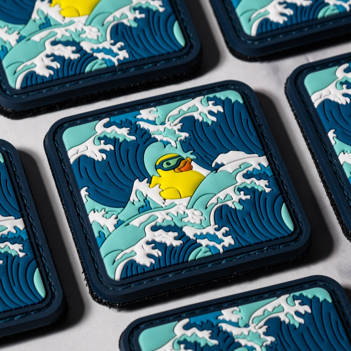 Lucky Duck Seigaiha RE Patch - 2x2 - URBAN EDC®